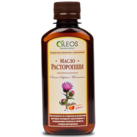 Олеос масло для внутреннего применения 200мл расторопши