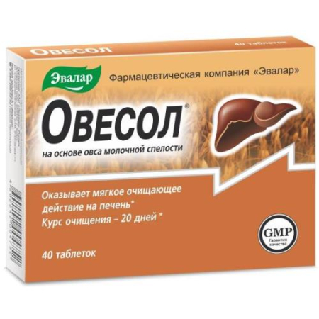Эвалар овесол таблетки №40 бад