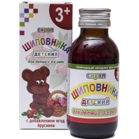 Сироп шиповника 100мл для детей /биоинвентика/