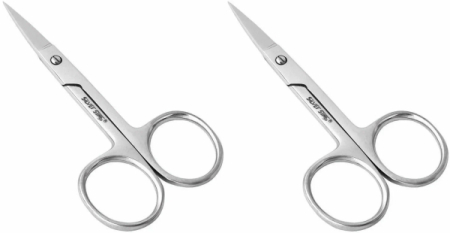 Маникюр ножницы широкие прямые 10см серебро