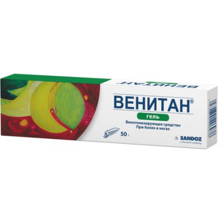 Венитан гель для наружного применения 1% 50г