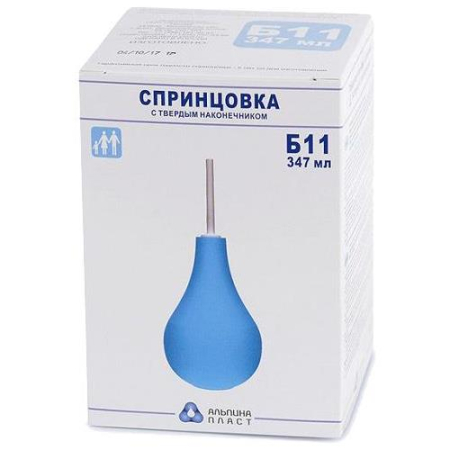 Альпина пласт спринцовка пвх №11б тверд након 347мл