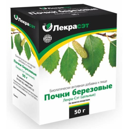 Березовые почки 50г. чайн. напиток бад /лекра-сэт/