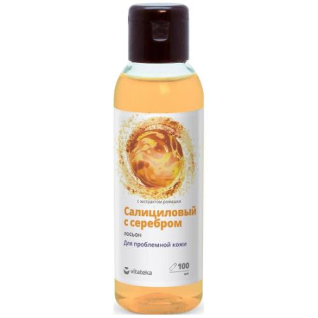 Витатека лосьон 100мл салицил. серебро + экстр. ромашки