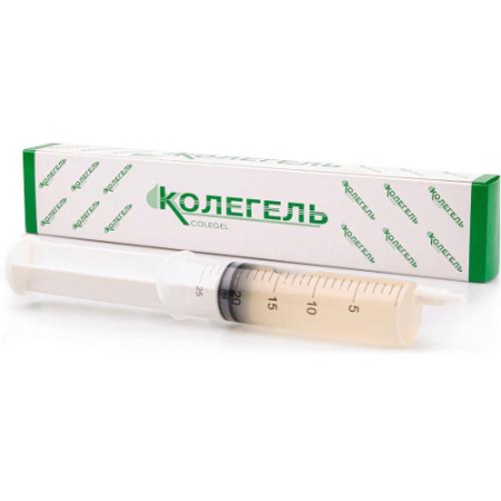 Колетекс колегель днк-л гидрогель 20г деринат + лидокаин