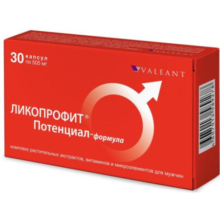Ликопрофит потенциал формула капсулы 505мг №30