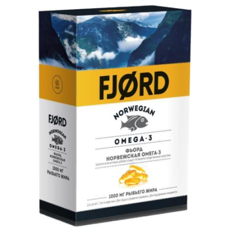 Фьорд капсулы №60 норвежская омега-3
