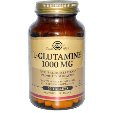 Солгар l-глутамин таблетки 1000мг №60 бад