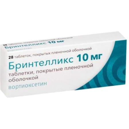 Бринтелликс таблетки покрытые пленочной оболочкой 10мг №28
