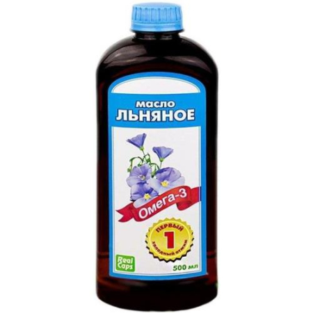 Реалкапс льняное масло 500мл холодный отжим