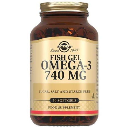 Солгар рыбный жир омега-3 капсулы 740мг №50