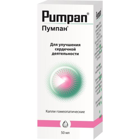 Пумпан капли гомеопатические 50мл