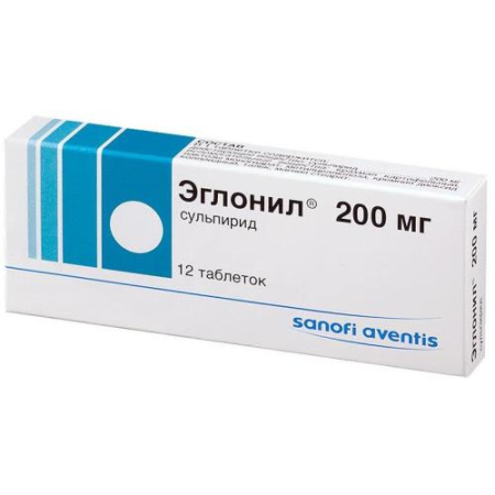 Эглонил таблетки 200мг №12 
