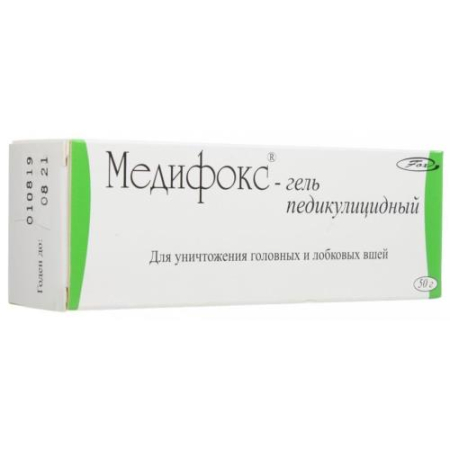 Медифокс гель 50г педикулицидный