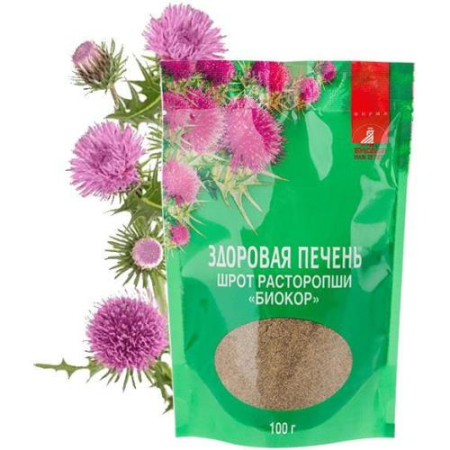 Биокор шрот 100г расторопши бад