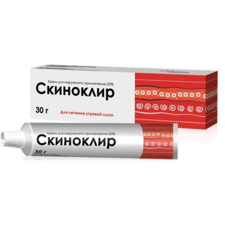 Скиноклир крем для наружного применения 20% 30г