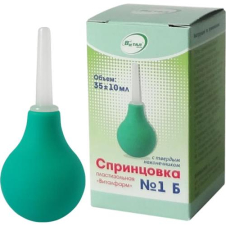 Виталфарм спринцовка 35мл пвх №1б тверд након