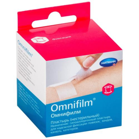 Омнифилм пластырь 2,5смх5м прозр. плен. /арт.900474/