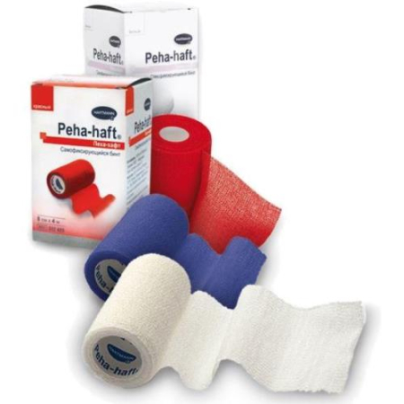 Пеха-хафт бинт эластичный самофиксирующийся белый 4мх6см