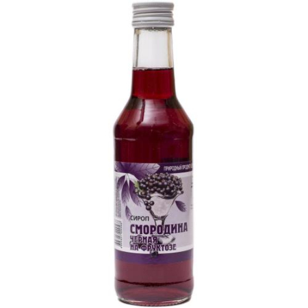 Сироп черная смородина на фруктозе 250мл. /биоинвентика/