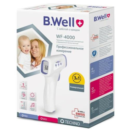 Би велл термометр инфракрасный бесконтактный wf-4000