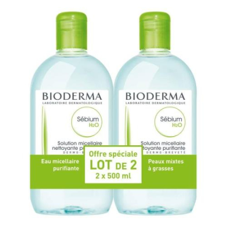 Биодерма себиум н2о вода мицеллярная 500мл №2