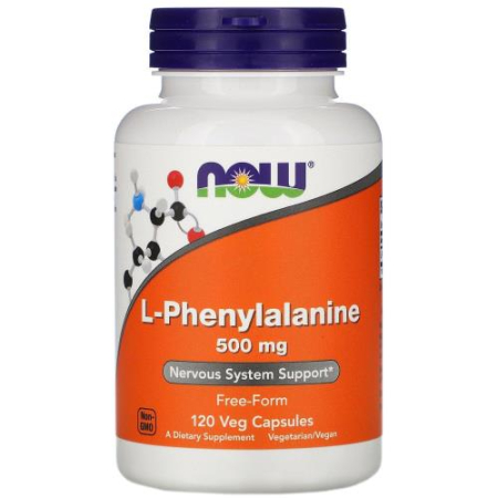 Нау l-фенилаланин капсулы 500мг 600мг №120
