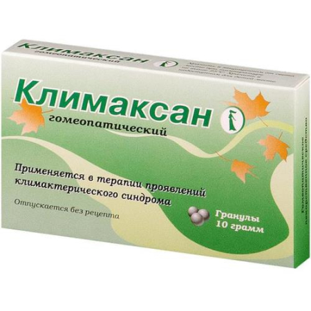 Климаксан гомеопатический гранулы гомеопатические 10г