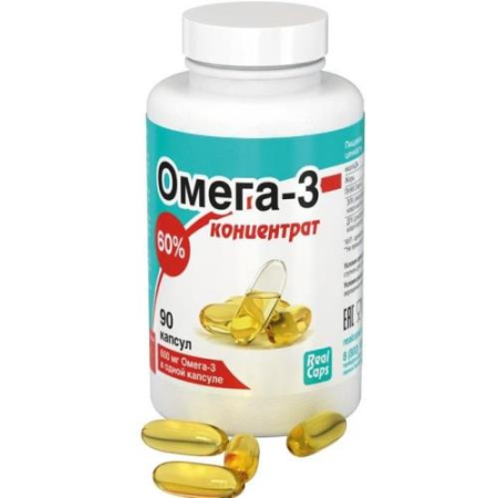 Реалкапс омега-3 концентрат 60% капсулы 1000мг №90