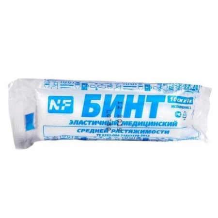 Ньюфарм бинт медицинский эластичный ср 10смх4м