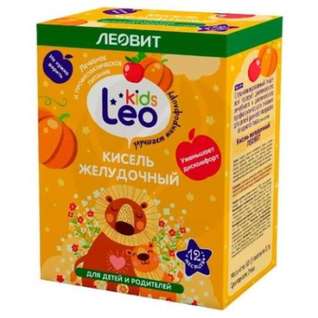 Леовит леокидс кисель 12г №5 желудочный 12мес +
