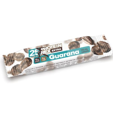Протеинрекс батончик протеин, экстракт гуараны, мокко 40г.