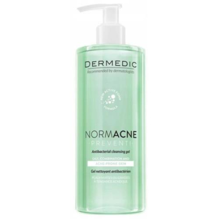 Дермедик нормакне гель антибактериальный 500мл очищающий