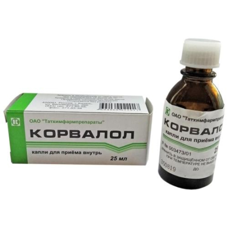 Корвалол капли для приема внутрь 25мл