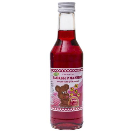 Биоинвентика сироп клюква 250мл с малиной