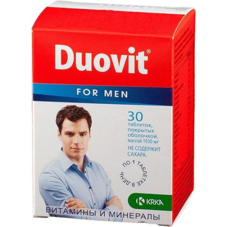 Дуовит таблетки №30 д/мужчин