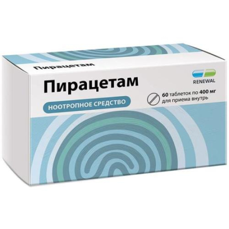 Пирацетам реневал таблетки покрытые пленочной оболочкой 400мг №60