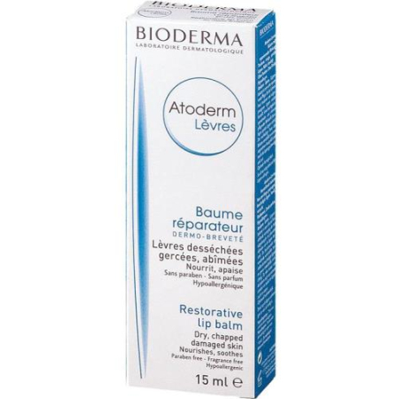Биодерма атодерм бальзам для губ 15мл