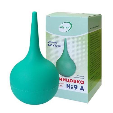 Виталфарм спринцовка 340мл пвх №9а мягк након