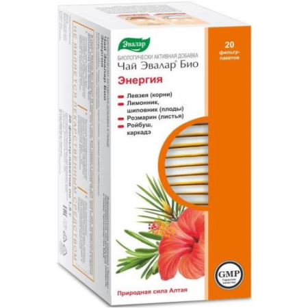Эвалар био чай 1,5г №20 энергия бад