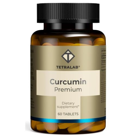 Тетралаб куркумин премиум таблетки 464мг №60