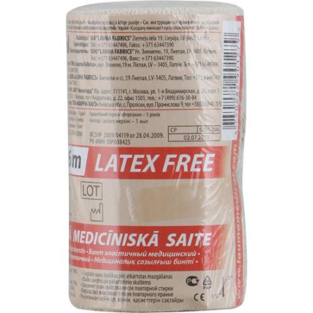 Лаума бинт медицинский эластичный 8смx0,6м