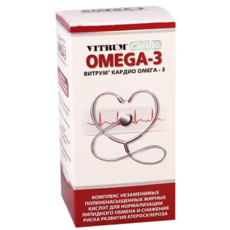 Витрум кардио омега-3 капсулы №60