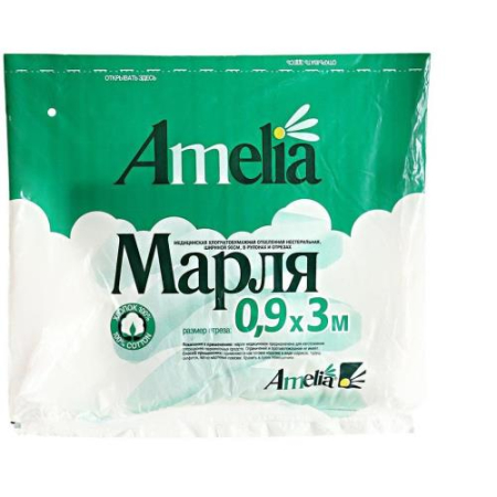 Амелия марля мед. 3м.