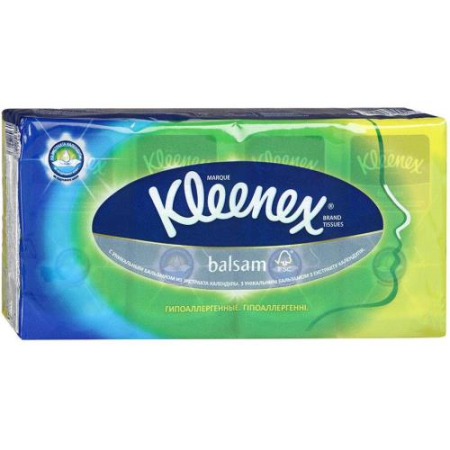 Клинекс платки носовые бальзам №8х9. [kleenex]